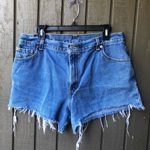 Vintage High Waisted Levi Denim Shorts